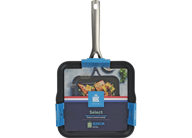 BK Select vierkante grillpan 26cm