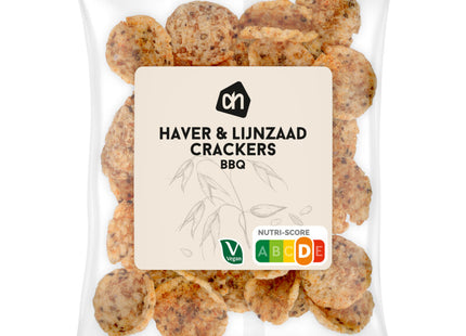 Oat &amp; linseed crackers BBQ