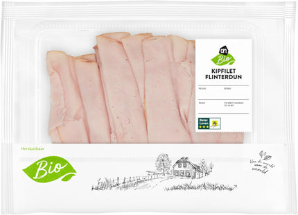 Bio-Hähnchenfilet, hauchdünn