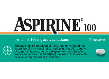 Aspirine Pijnstiller100 mg