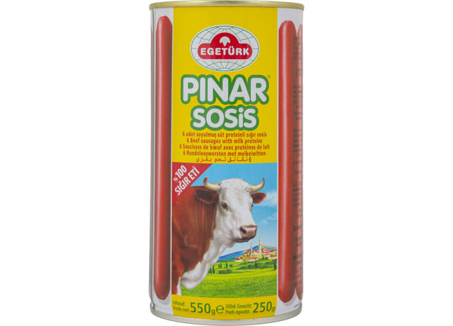 Egetürk Pinar sosis rundvleesworsten