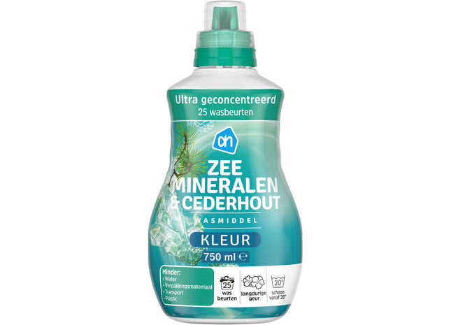 Wasmiddel kleur zeemineralen & cederhout