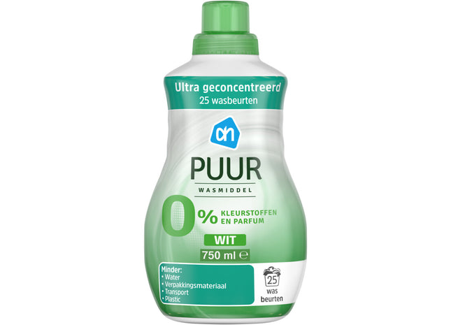 Puur vloeibaar wasmiddel wit