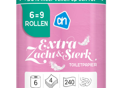 Extra soft &amp; strong toilet paper 4-ply