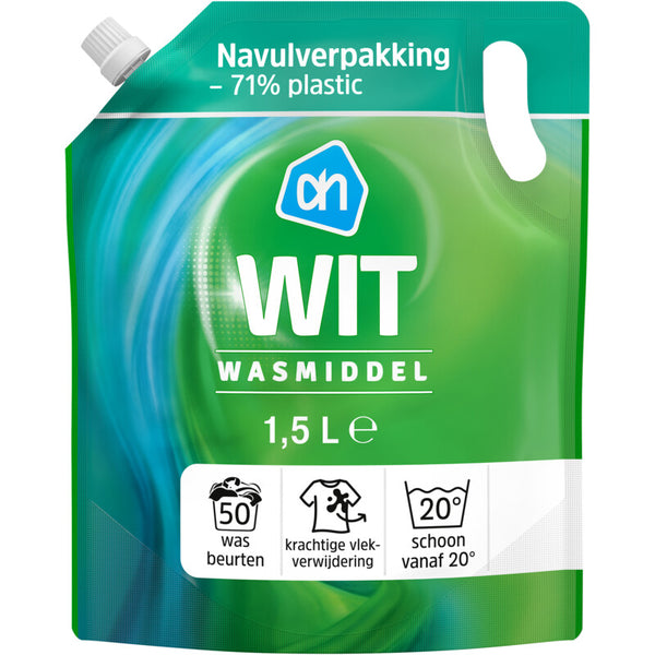 Wasmiddel wit navulling