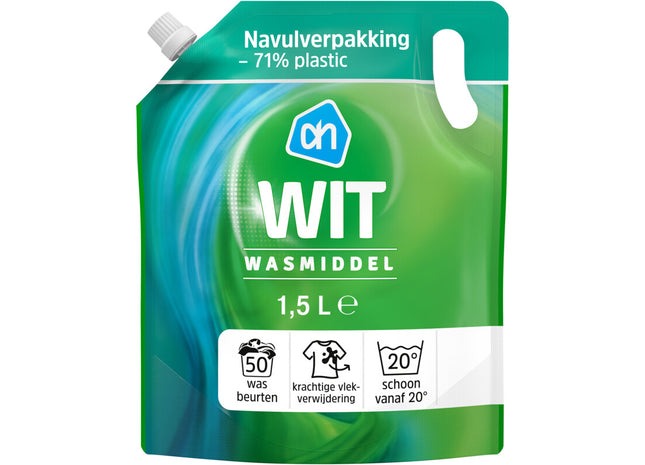 Wasmiddel wit navulling