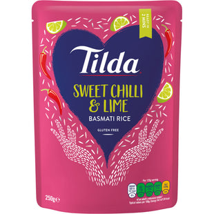 Tilda Basmati rijst SWEET CHILLI & LIME