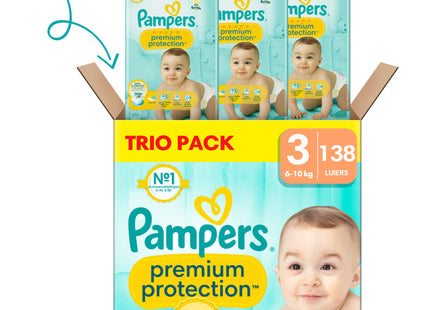 Pampers Premium protection diapers 3 3-pack