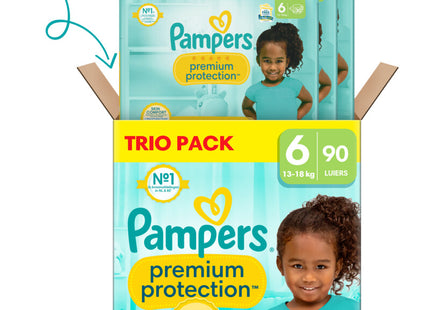 Pampers Premium protection diapers 6 3-pack