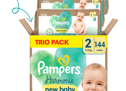 Pampers Harmonie new baby luiers 2 3-pack