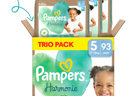 Pampers Harmonie luiers maat 5 trio pack