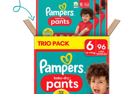 Pampers Baby-dry pants nappy pants 6 trio pack