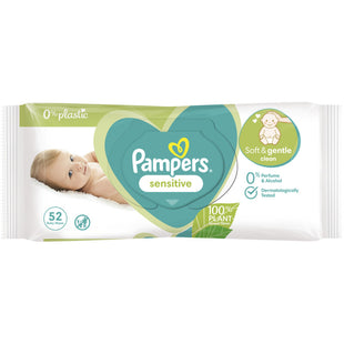 Pampers Sensitive Babytücher 0 % Kunststoff