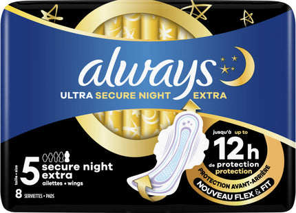 Always Ultra secure night extra wings