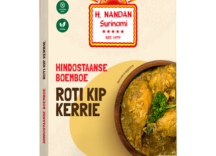 H. Nandan Hindostaanse boemboe roti kip kerrie