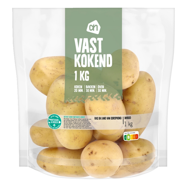 Waxy potatoes