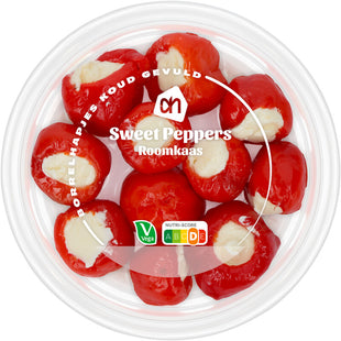 Sweet peppers roomkaas