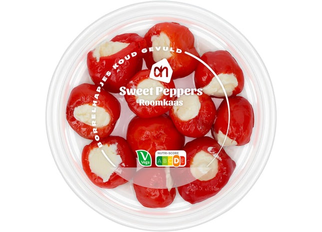 Sweet peppers roomkaas