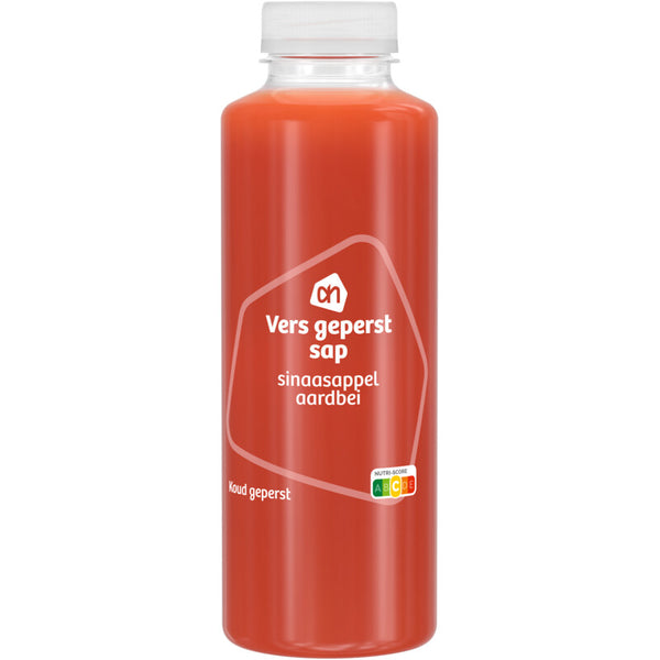 Fresh orange strawberry juice