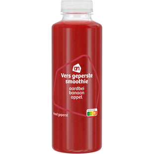 Verse smoothie appel banaan aardbei