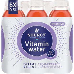 Sourcy Vitaminwater Brombeer-Acai-Tablett