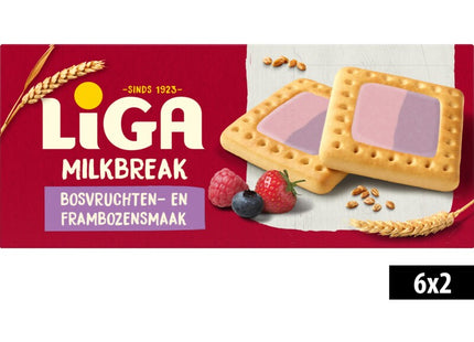 Liga Milkbreak bosvruchten frambozensmaak