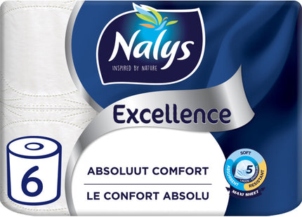 Nalys Excellence 5-laags maxi-vel toiletpapier