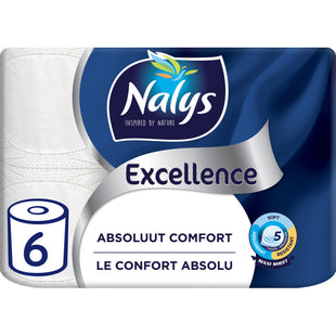 Nalys Excellence 5-laags maxi-vel toiletpapier