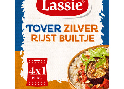 Lassie Tover zilver rijst builtje