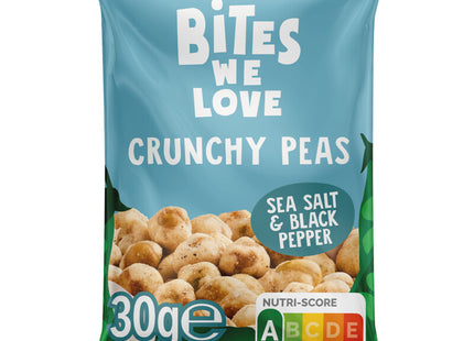 BitesWeLove Crunchy peas seasalt & black pepper