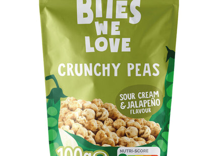 BitesWeLove Crunchy peas sour cream & jalapeno