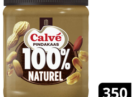 Calvé 100% Finely ground peanuts peanut butter