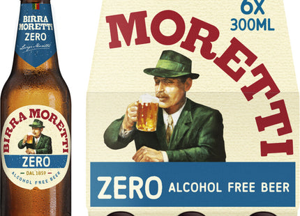 Birra Moretti Zero alcohol-free beer 6-pack