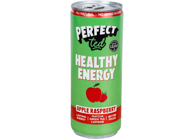 Perfect Ted Matcha green tea energy apple raspberry