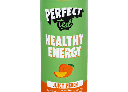 Perfect Ted Matcha green tea energy juicy peach