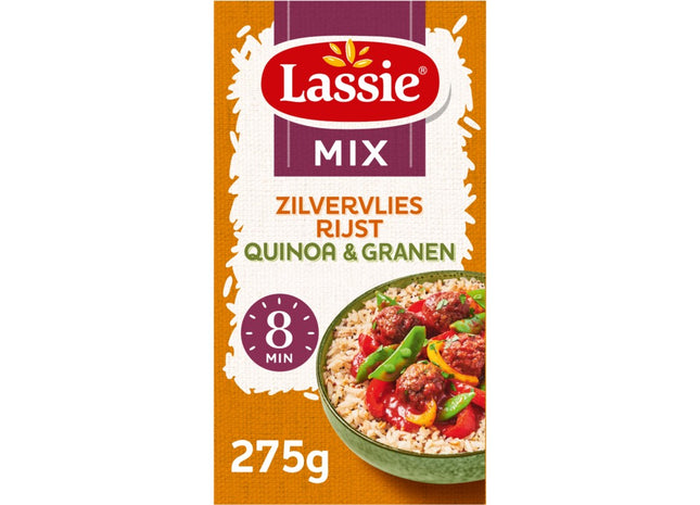 Lassie Zilvervliesrijst quinoa & granen