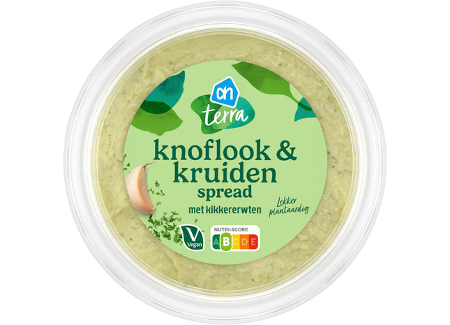 Terra Plantaardig knoflook & kruiden spread