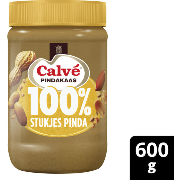 Calvé Pindakaas 100% pinda's grof