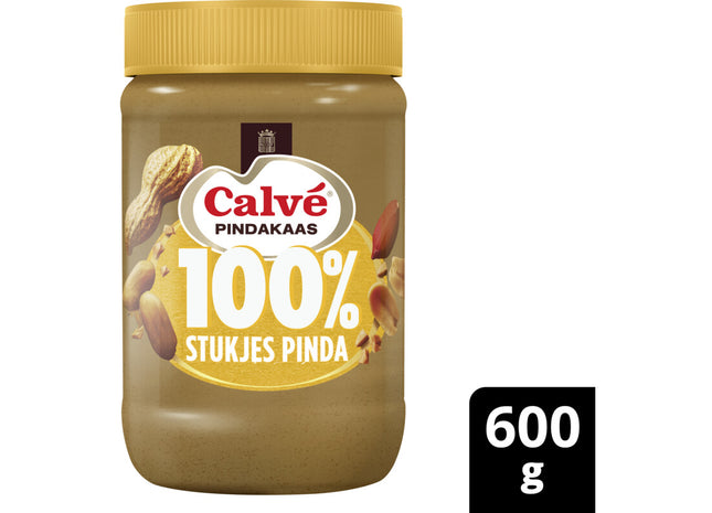 Calvé Pindakaas 100% pinda's grof