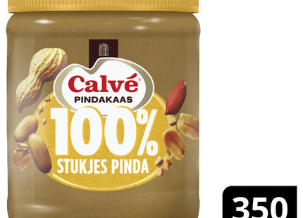 Calvé 100% stukjes pinda pindakaas