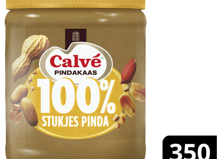 Calvé 100% Grof gemalen pinda's pindakaas