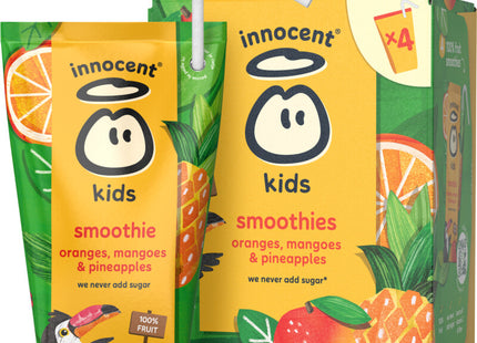 Innocent Kids orange mango 4-pack