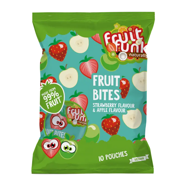 Fruitfunk Fruit bites strawberry & apple
