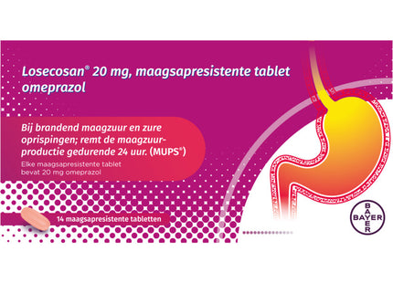Losecosan Maagsapresistente tablet omeprazol 20mg
