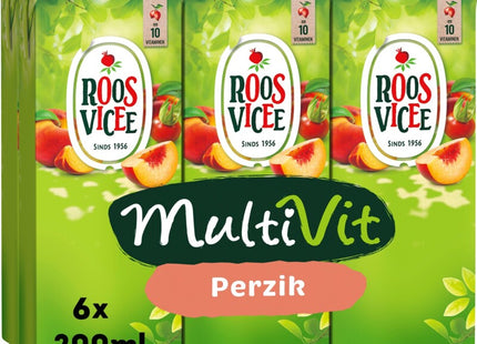 Roosvicee Multivit perzik 6-pack