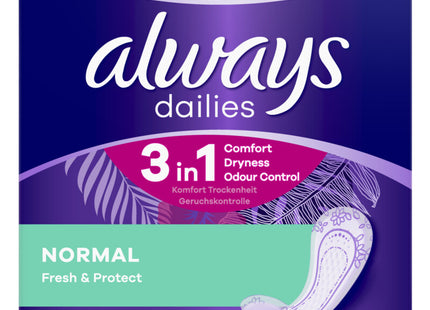 Always Fresh normal 0% perfume inlegkruisje