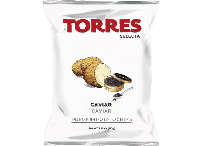 Torres Premium potato chips caviar