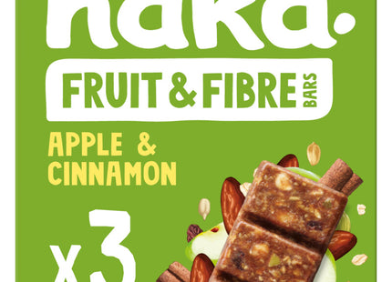 Nakd. Fruit & fibre bars apple & cinnamon