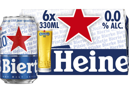 Heineken Premium pilsener 0.0 6-pack