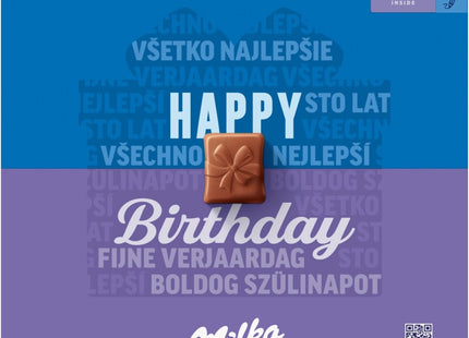 Milka Happy birthday pralines melk créme